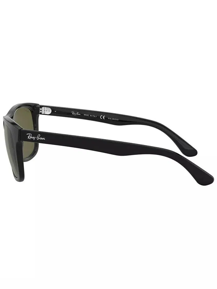Поляризованные солнцезащитные очки Ray-Ban — изображение 6 из 7, черный/зеленый