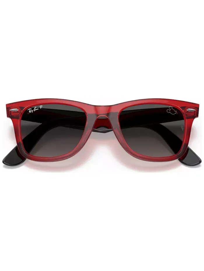 Унисекс поляризованные солнцезащитные очки Disney, RB2140 Wayfarer Mickey J22 50 Ray-Ban — изображение 5 из 8