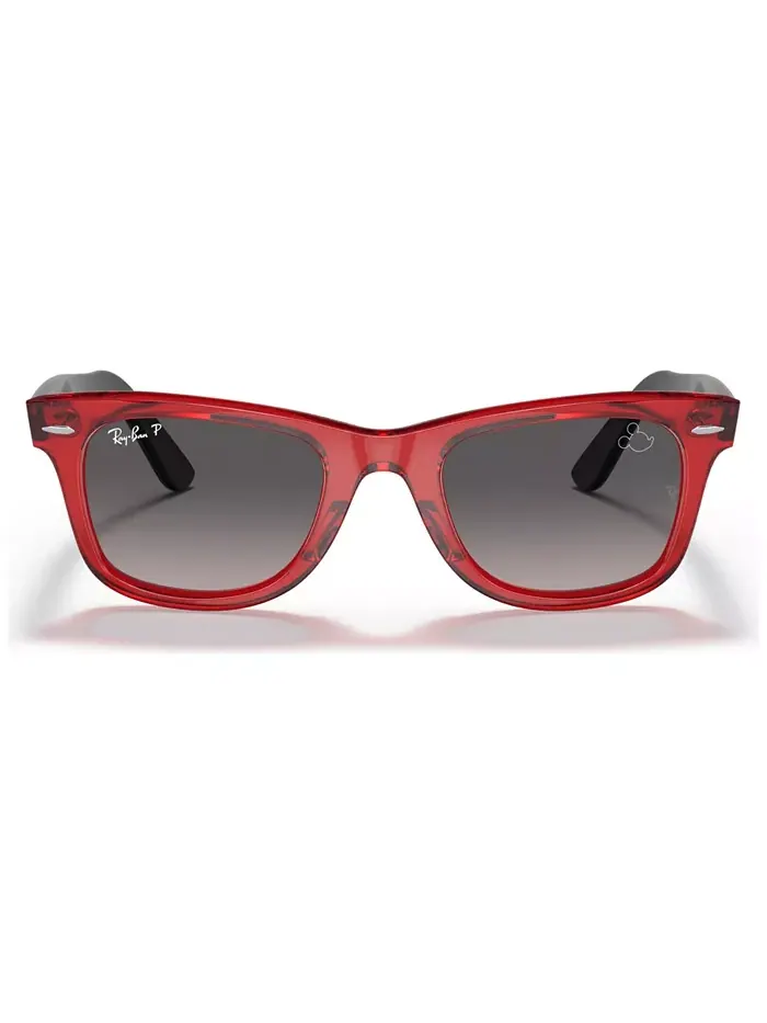 Унисекс поляризованные солнцезащитные очки Disney, RB2140 Wayfarer Mickey J22 50 Ray-Ban — изображение 6 из 8