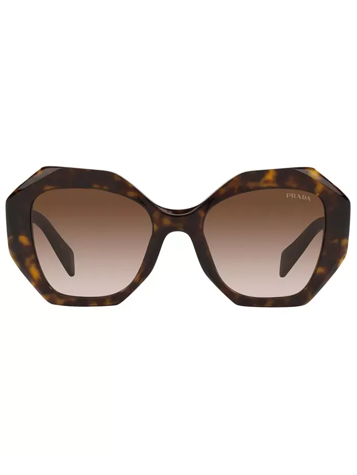 Солнцезащитные очки женские Symbole Irregular, модель PR 16WS PRADA — изображение 2 из 5, коричневый