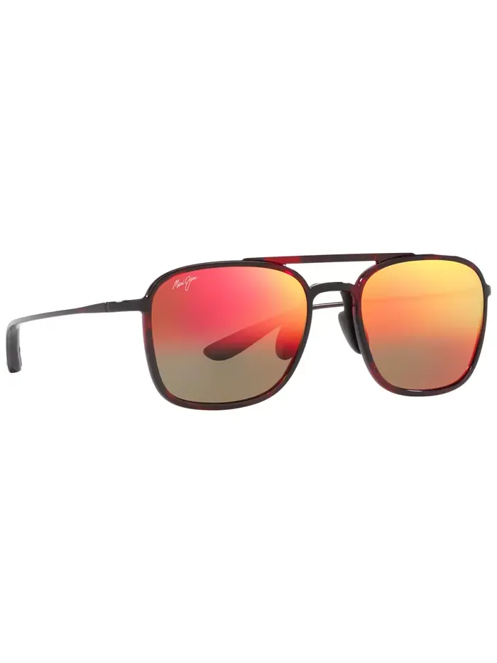 Унисекс солнцезащитные очки KEOKEA 55, MJ00068355-Z Maui Jim — изображение 4 из 10, красный