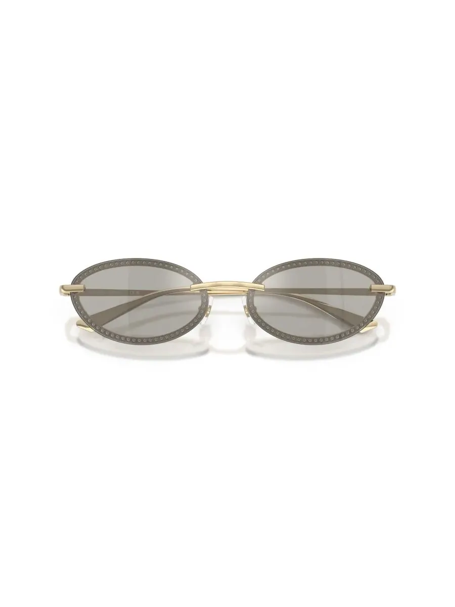 Женские овальные солнцезащитные очки, JC4020B Jimmy Choo, pale золото — изображение 5 из 7, бледный золотистый