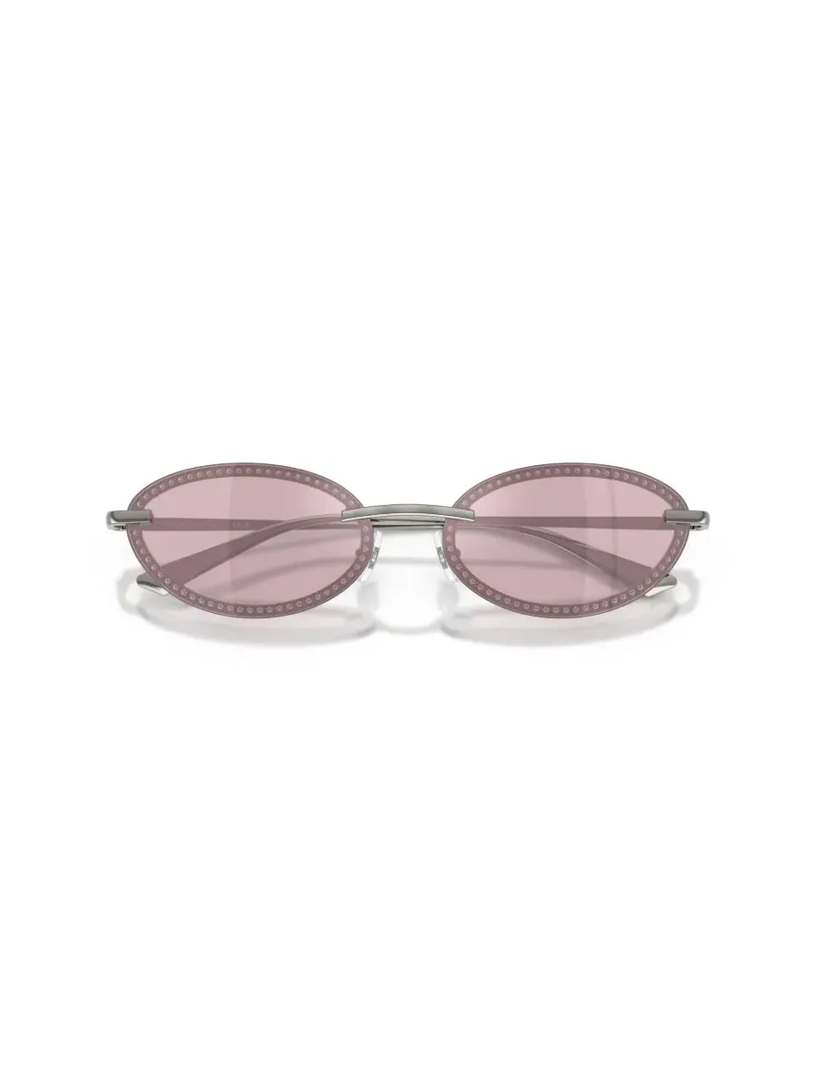 Женские овальные солнцезащитные очки, JC4020B Jimmy Choo — изображение 6 из 7, серый