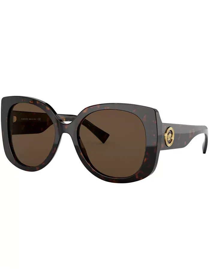 Женские солнцезащитные очки, VE4387 Versace — изображение 1 из 7, коричневый