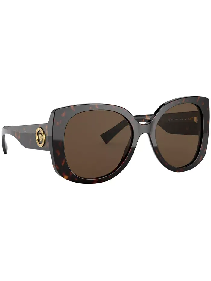 Женские солнцезащитные очки, VE4387 Versace — изображение 3 из 7, коричневый