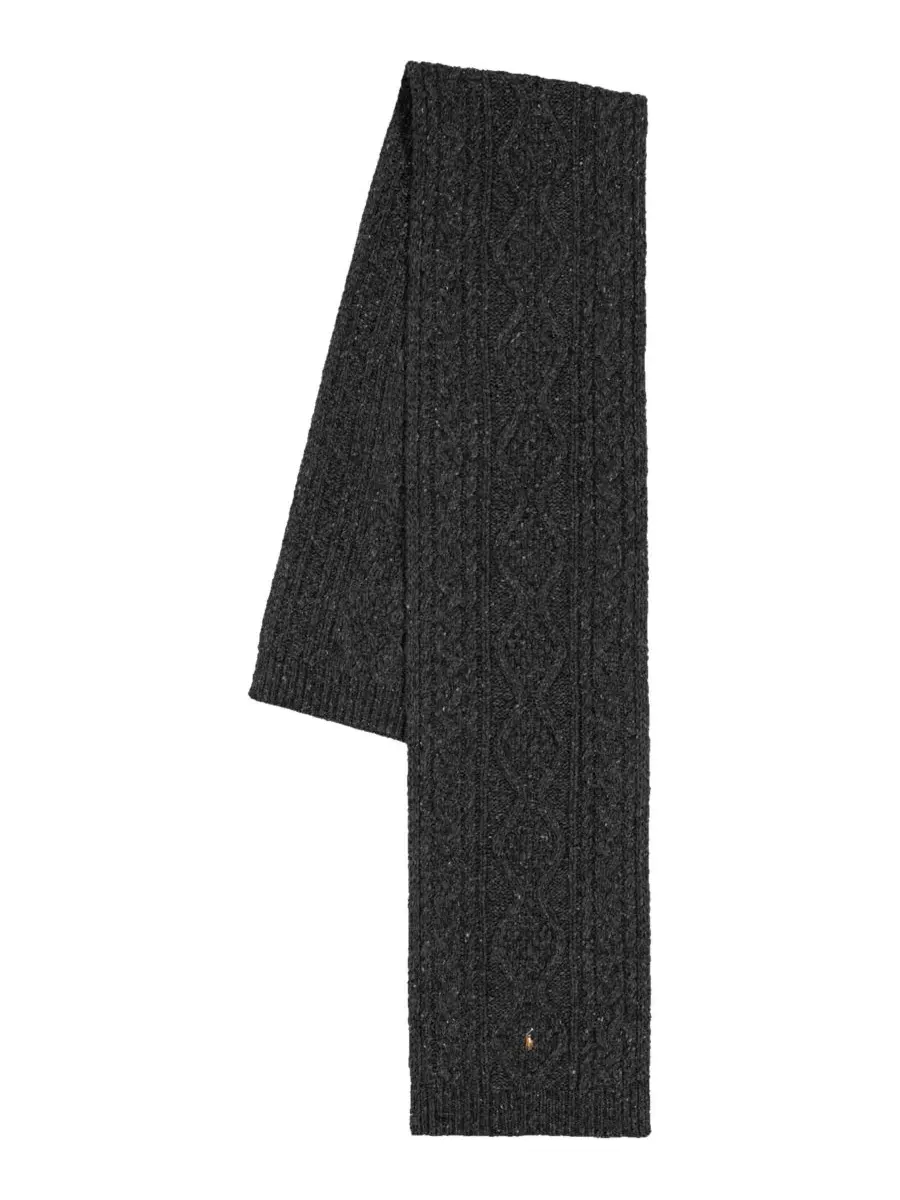 Шарф из шерстяной смеси Aran Tweed Polo Ralph Lauren