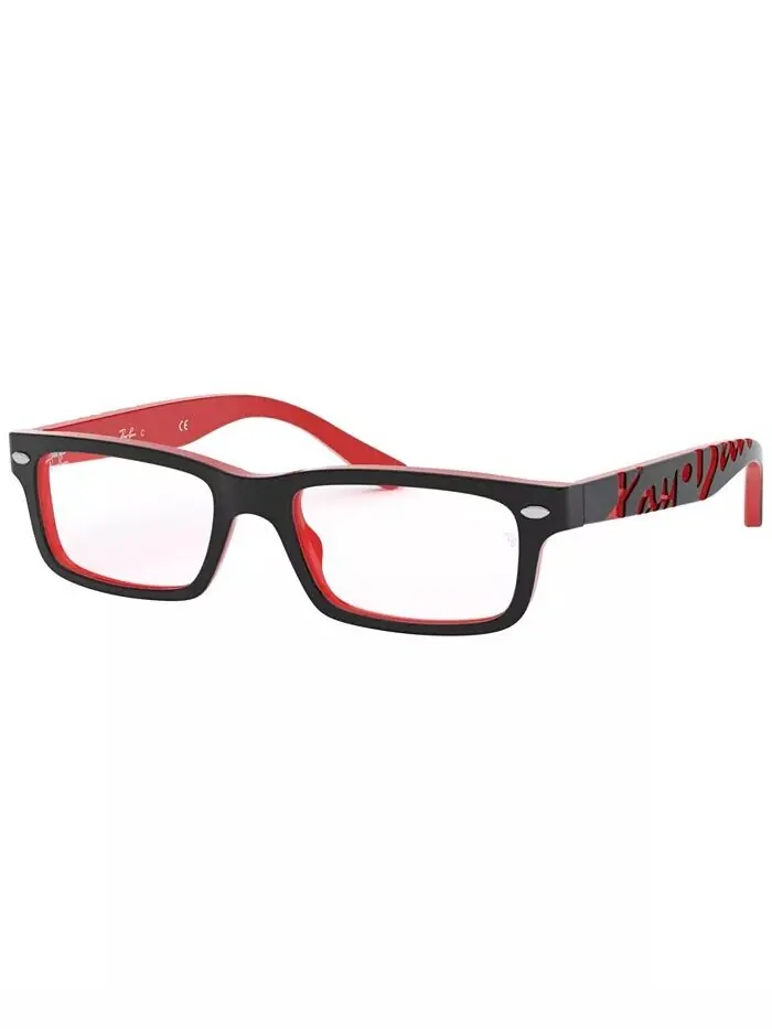 RY1535 Детские прямоугольные очки Ray-Ban Jr — черный