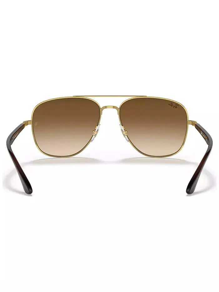 Солнцезащитные очки унисекс Ray-Ban — изображение 6 из 9, золотистый