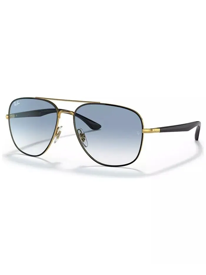 Солнцезащитные очки унисекс Ray-Ban — изображение 9 из 9, золотистый