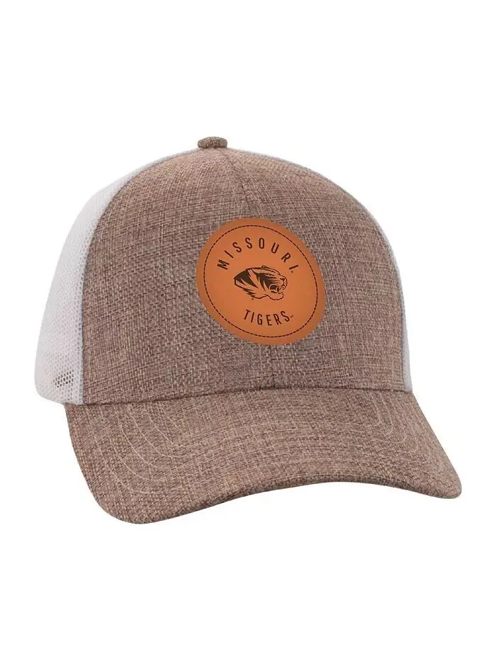 Мужская бежево-белая кепка Missouri Tigers Pregame Adjustable Hat Ahead — изображение 2 из 4