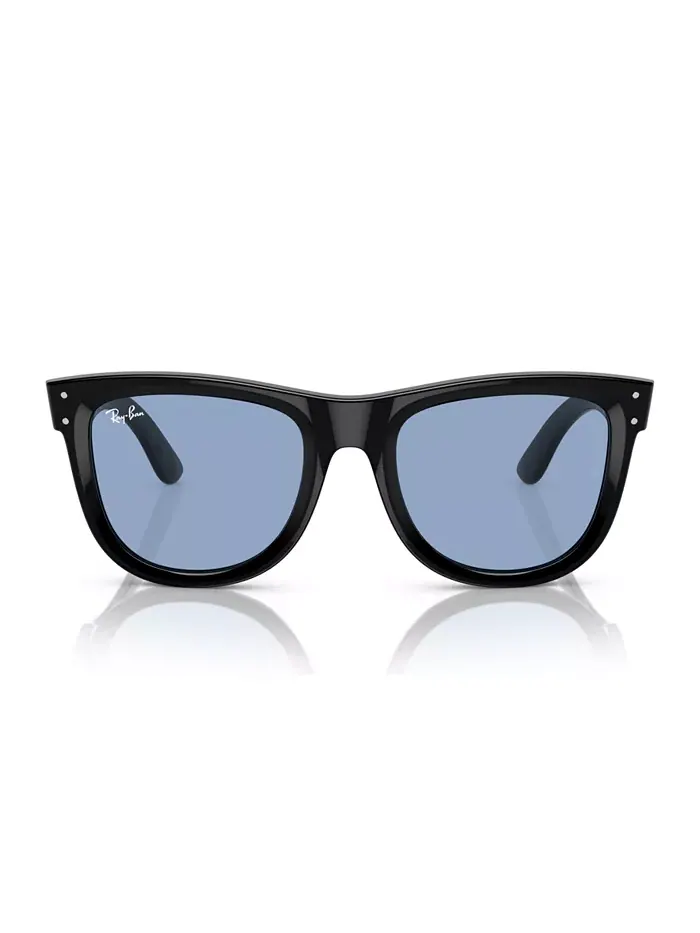 Унисекс-солнцезащитные очки, Wayfarer Reverse Ray-Ban — изображение 2 из 6, черный синий
