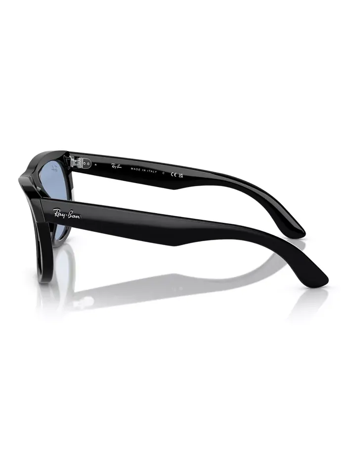 Унисекс-солнцезащитные очки, Wayfarer Reverse Ray-Ban — изображение 3 из 6, черный синий