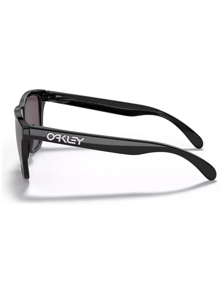 Мужские солнцезащитные очки с низкой перемычкой, OO9245 Frogskins 54 Oakley — изображение 3 из 6, черный