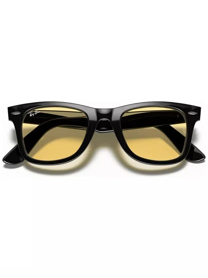 Солнцезащитные очки унисекс с низкой перемычкой, RB2140F 52 Ray-Ban — изображение 2 из 7, черный