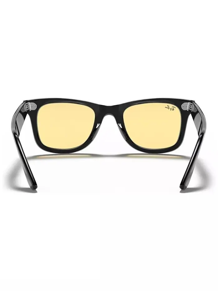 Солнцезащитные очки унисекс с низкой перемычкой, RB2140F 52 Ray-Ban — изображение 3 из 7, черный
