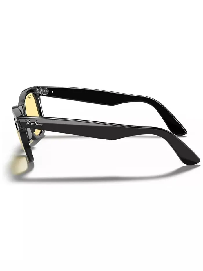 Солнцезащитные очки унисекс с низкой перемычкой, RB2140F 52 Ray-Ban — изображение 5 из 7, черный