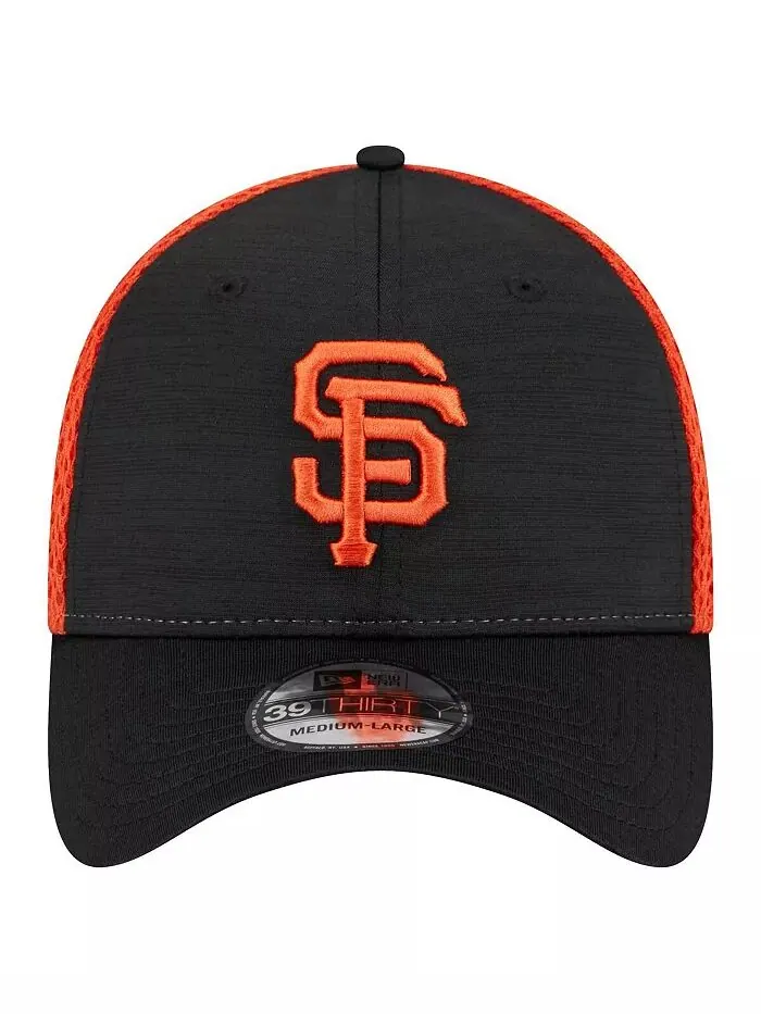 Мужская черная бейсболка San Francisco Giants Neo 39Thirty Flex New Era — изображение 4 из 4