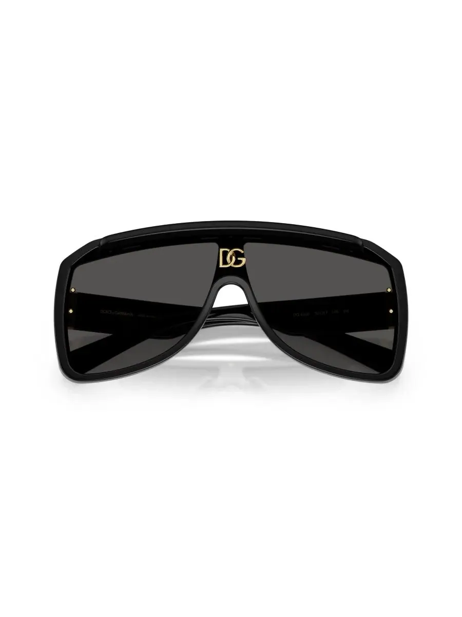 Солнцезащитные очки-пилот унисекс, DG6205 Dolce&Gabbana — изображение 4 из 6, черный