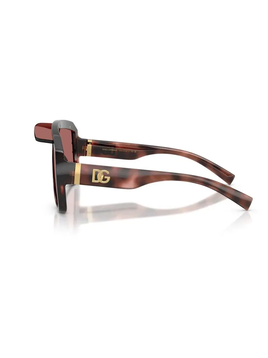 Солнцезащитные очки-пилот унисекс, DG6205 Dolce&Gabbana — изображение 3 из 6, розовый