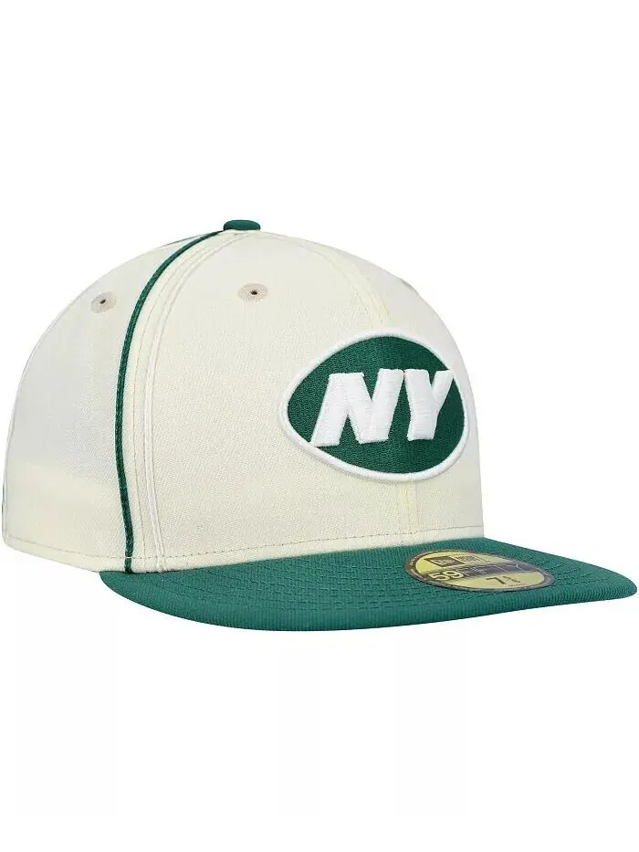 Мужская зеленая приталенная шляпа New York Jets Soutache 59FIFTY New Era — изображение 2 из 4, зеленый