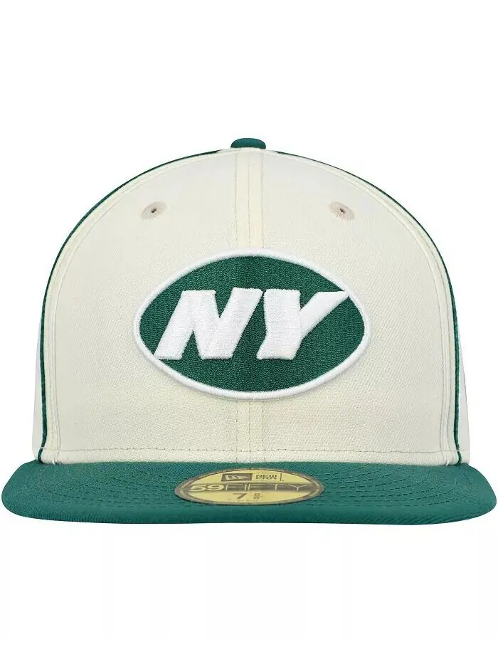 Мужская зеленая приталенная шляпа New York Jets Soutache 59FIFTY New Era — изображение 3 из 4, зеленый