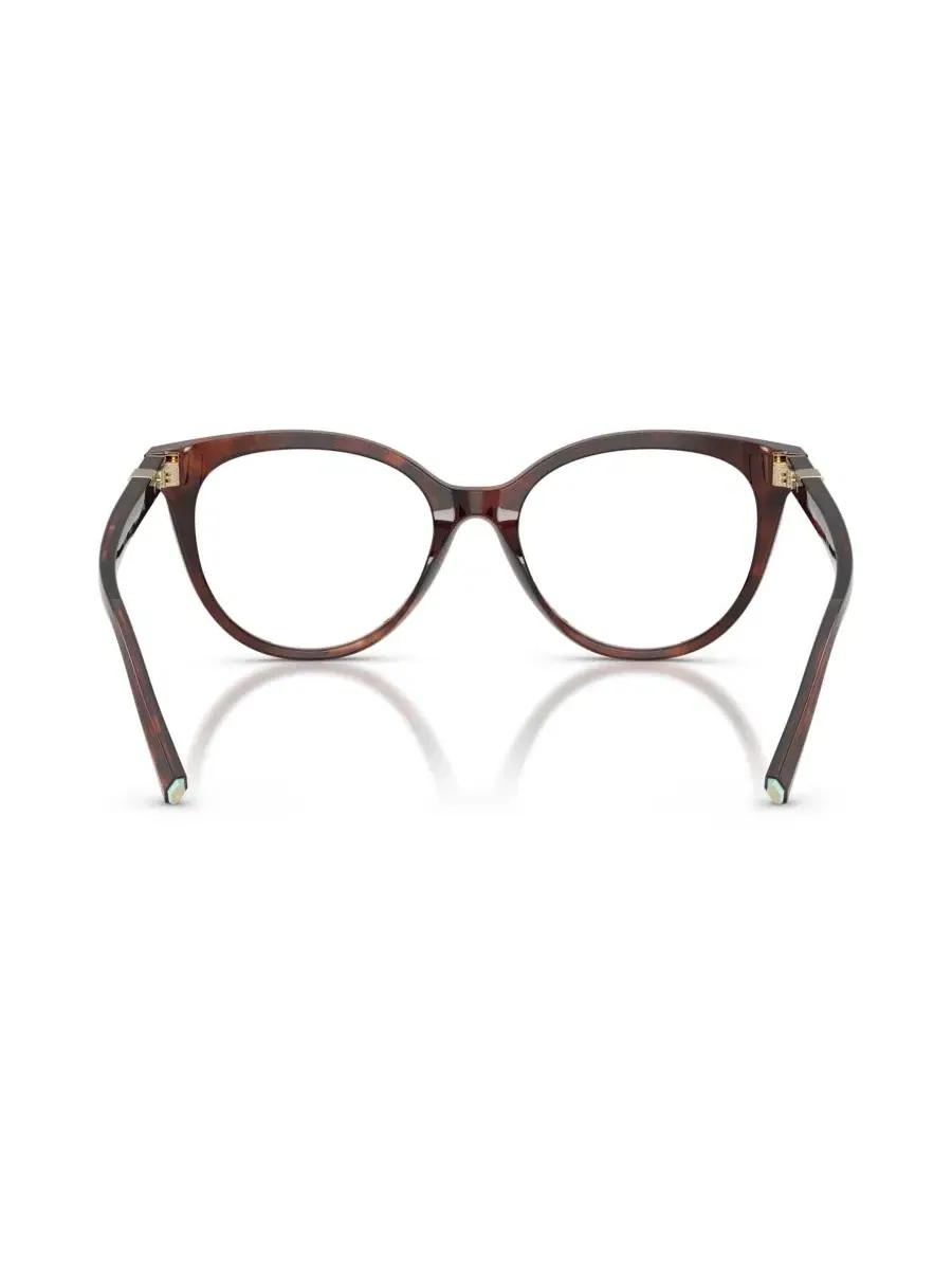 Очки оптические женские из ацетата с полной оправой Cat Eye TF2277 Tiffany & Co. — изображение 2 из 5, коричневый