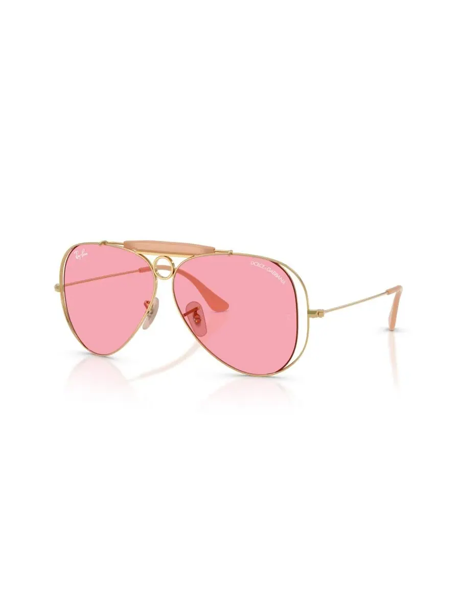 Солнцезащитные очки-авиатор с металлической оправой, модель RB3138M Ray-Ban