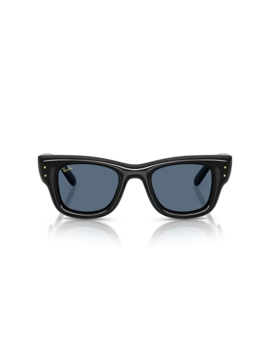 Солнцезащитные очки квадратные из нейлона Wayfarer Puffer Ray-Ban — изображение 2 из 6, черный