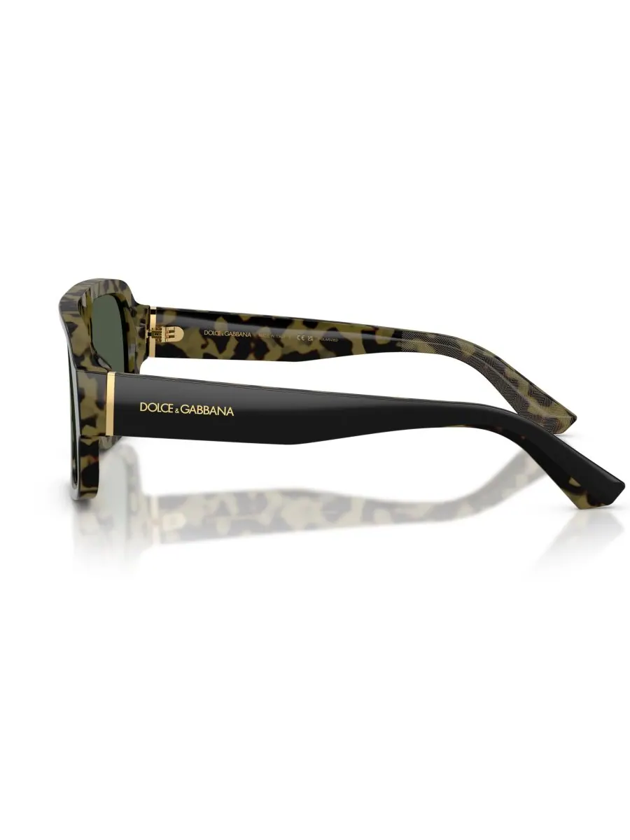 Мужские поляризованные солнцезащитные очки, DG4516 Dolce&Gabbana — изображение 3 из 5, черный желтый