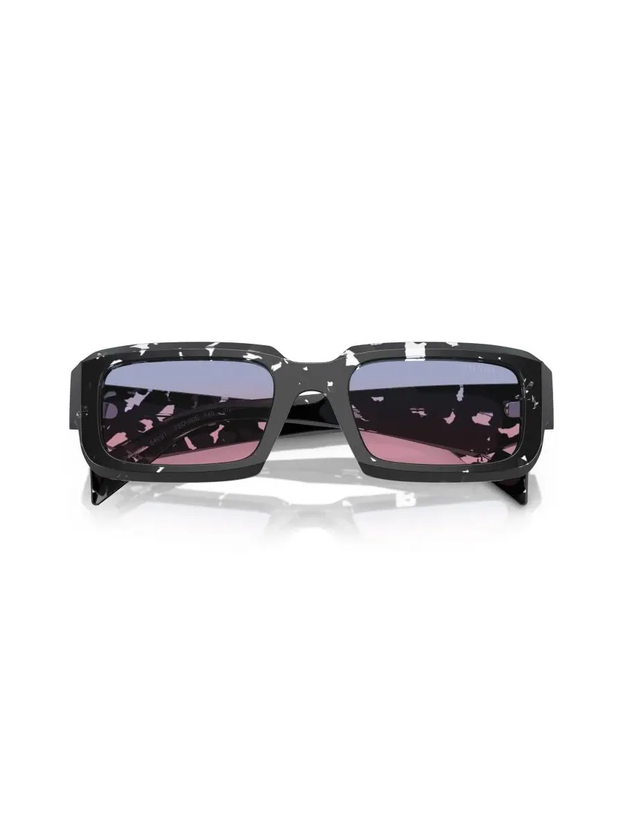 Мужские солнцезащитные очки с геометрическим рисунком, PR 27ZS PRADA — изображение 5 из 5, черный