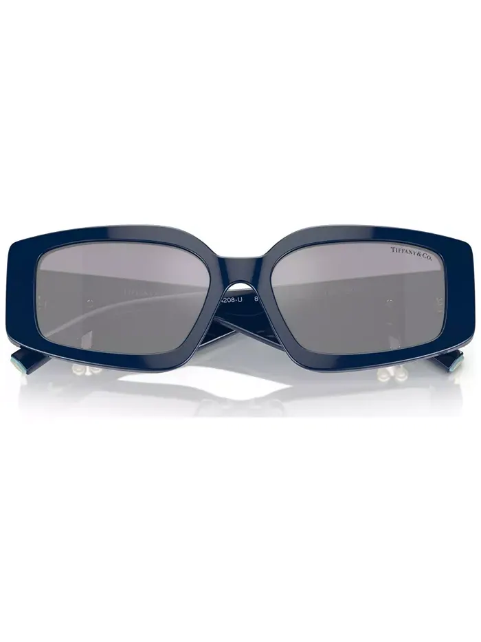 Женские солнцезащитные очки Steve Mcqueen TF4208U Tiffany & Co. — изображение 5 из 6, синий