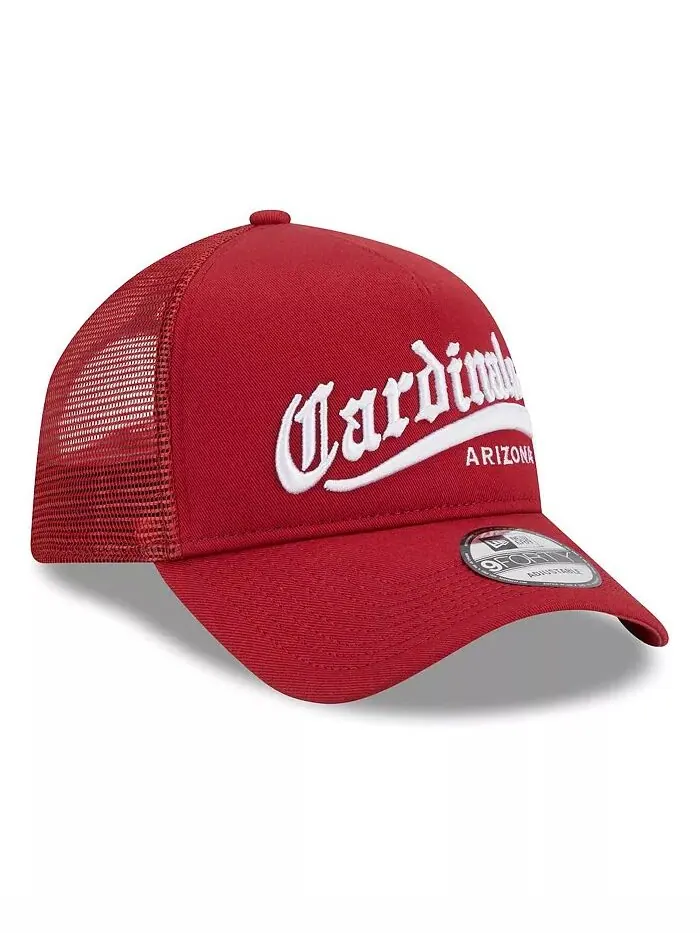 Мужская регулируемая кепка Cardinal Arizona Cardinals Caliber Trucker 9FORTY New Era — изображение 3 из 4