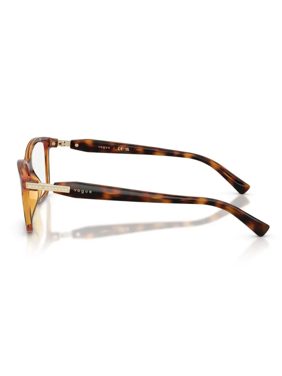 Женские квадратные очки, VO5680B Vogue Eyewear, темно-havana — изображение 2 из 5, коричневый