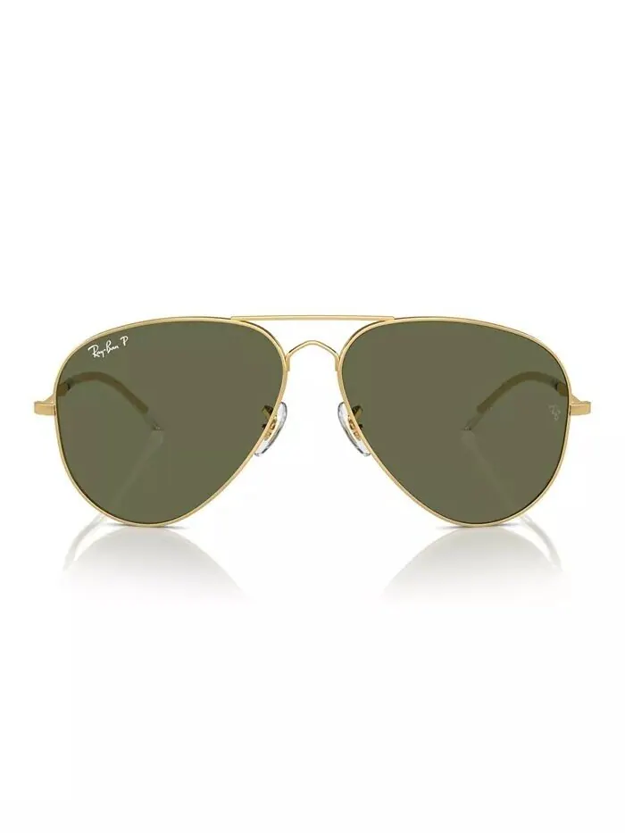 Поляризованные солнцезащитные очки унисекс, Old Aviator Rb3825 Ray-Ban — изображение 2 из 6, золото