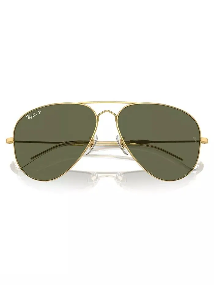 Поляризованные солнцезащитные очки унисекс, Old Aviator Rb3825 Ray-Ban — изображение 5 из 6, золото
