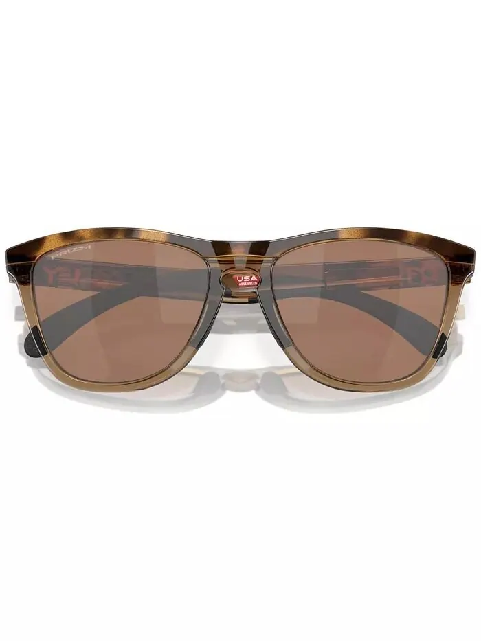 Мужские поляризационные солнцезащитные очки Frogskins Range, зеркало OO9284 Oakley — изображение 4 из 5, коричневый