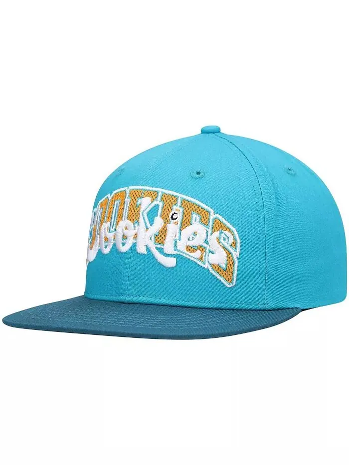 Мужская бейсболка Loud Pack Snapback цвета морской волны и синего цвета Cookies — изображение 1 из 4