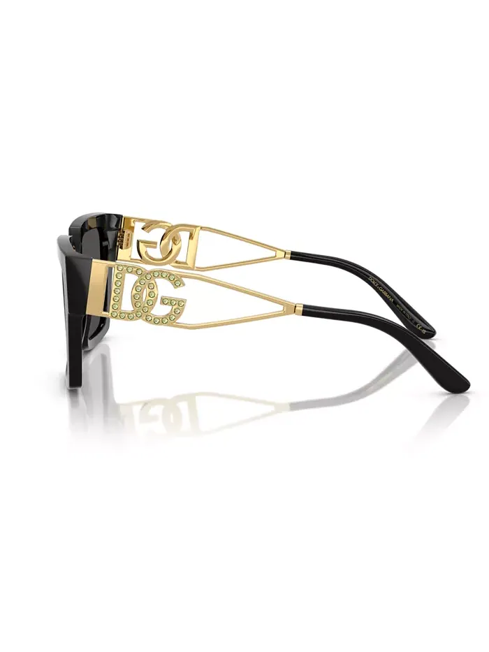 Женские солнцезащитные очки DG4446B Dolce&Gabbana — изображение 3 из 6, черный