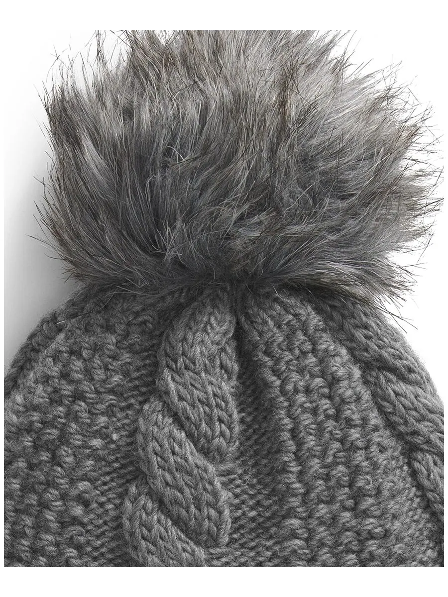Женская шапка Oh Mega Beanie The North Face — изображение 3 из 3, серый