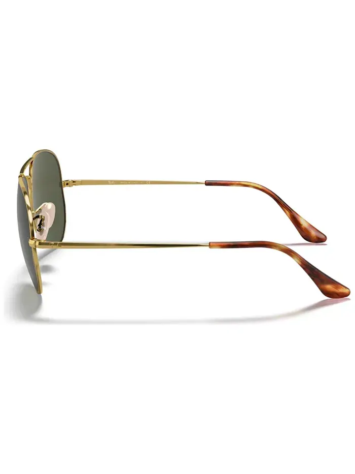 Авиатор Metal II Солнцезащитные очки, RB3689 Ray-Ban — изображение 2 из 6, золотистый/зеленый
