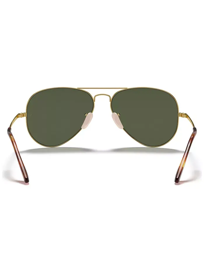 Авиатор Metal II Солнцезащитные очки, RB3689 Ray-Ban — изображение 5 из 6, золотистый/зеленый