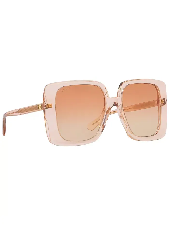 Женские солнцезащитные очки GG1314S, зеркальные Gucci — изображение 3 из 9, коричневый