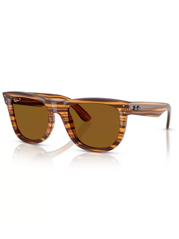 Унисекс поляризованные солнцезащитные очки, Wayfarer Reverse RBR0502S Ray-Ban