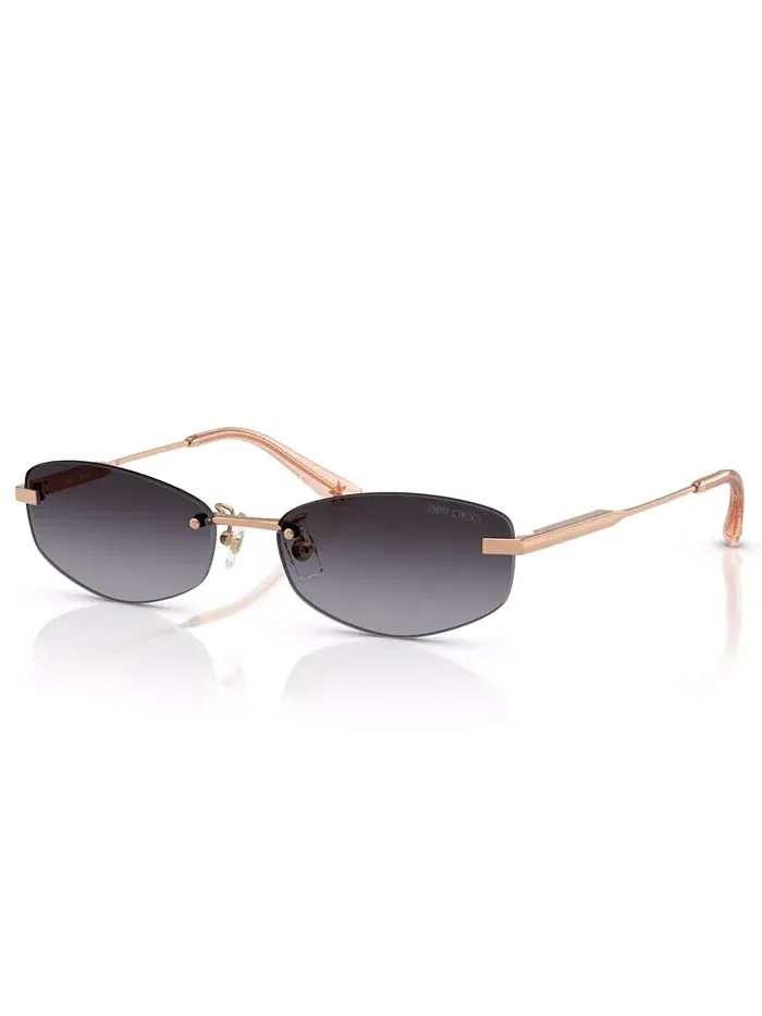Женские солнцезащитные очки JC4013D Jimmy Choo — изображение 1 из 10, розовый золотистый