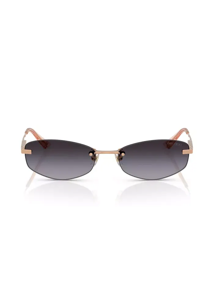 Женские солнцезащитные очки JC4013D Jimmy Choo — изображение 2 из 10, розовый золотистый