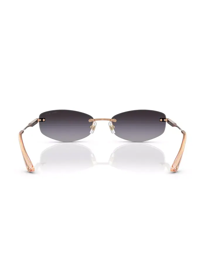 Женские солнцезащитные очки JC4013D Jimmy Choo — изображение 5 из 10, розовый золотистый