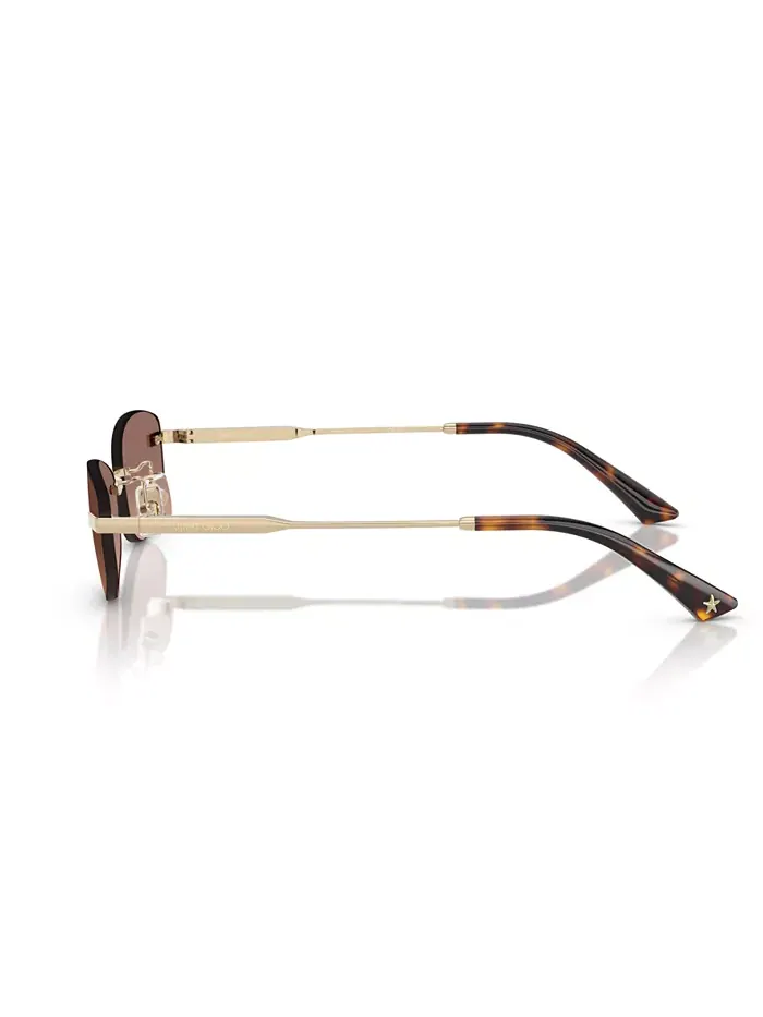 Женские солнцезащитные очки JC4013D Jimmy Choo — изображение 3 из 6, розовый золотистый