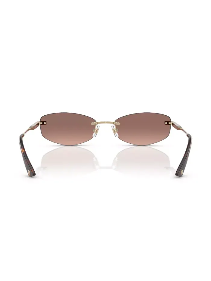 Женские солнцезащитные очки JC4013D Jimmy Choo — изображение 4 из 6, розовый золотистый