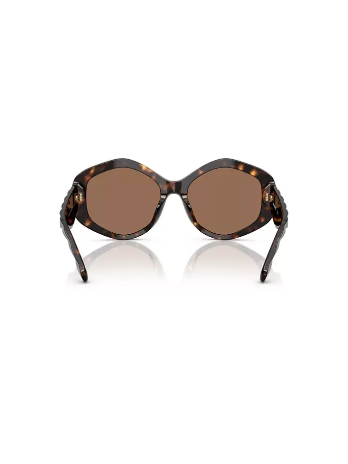 Женские большие солнцезащитные очки, TY7217U Tory Burch — изображение 2 из 6, коричневый
