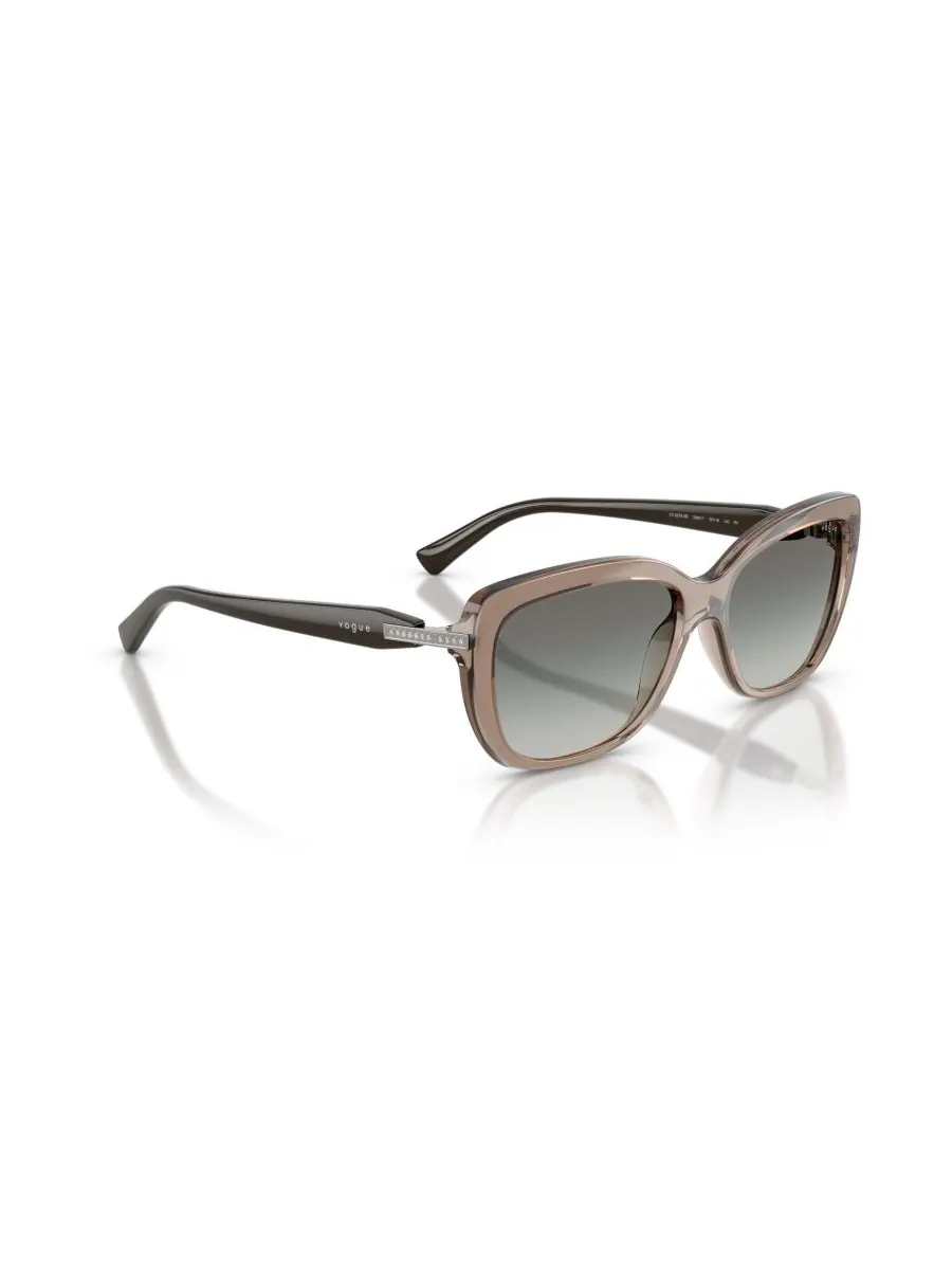 Женские солнцезащитные очки Бабочка, VO5678SB Vogue Eyewear — изображение 6 из 7, прозрачный коричневый